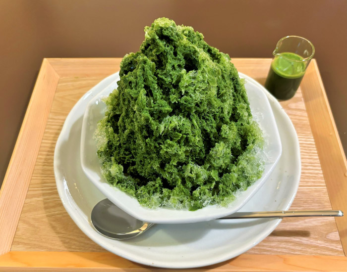 八女抹茶かき氷